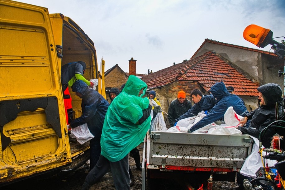 Wylanie Svratki koło Brna w Czechach, 14 września 2024 /Patrik Uhlir /PAP