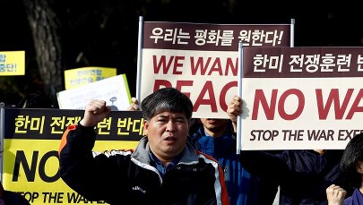 Wymiana ognia między Koreami