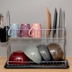 Wymieszaj i nałóż na suszarkę do naczyń. Rdza i kamień zejdą w jednej chwili