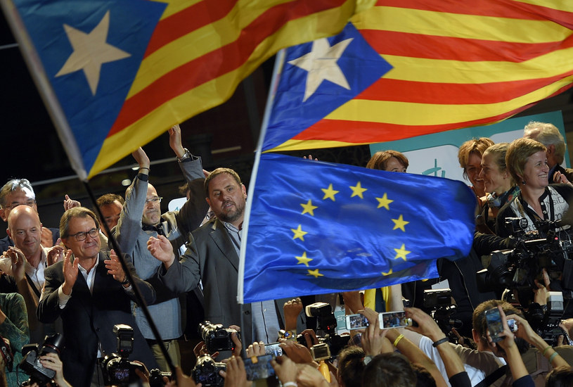 Wynik wyborów w Katalonii może wstrząsnąć Unią Europejską /AFP