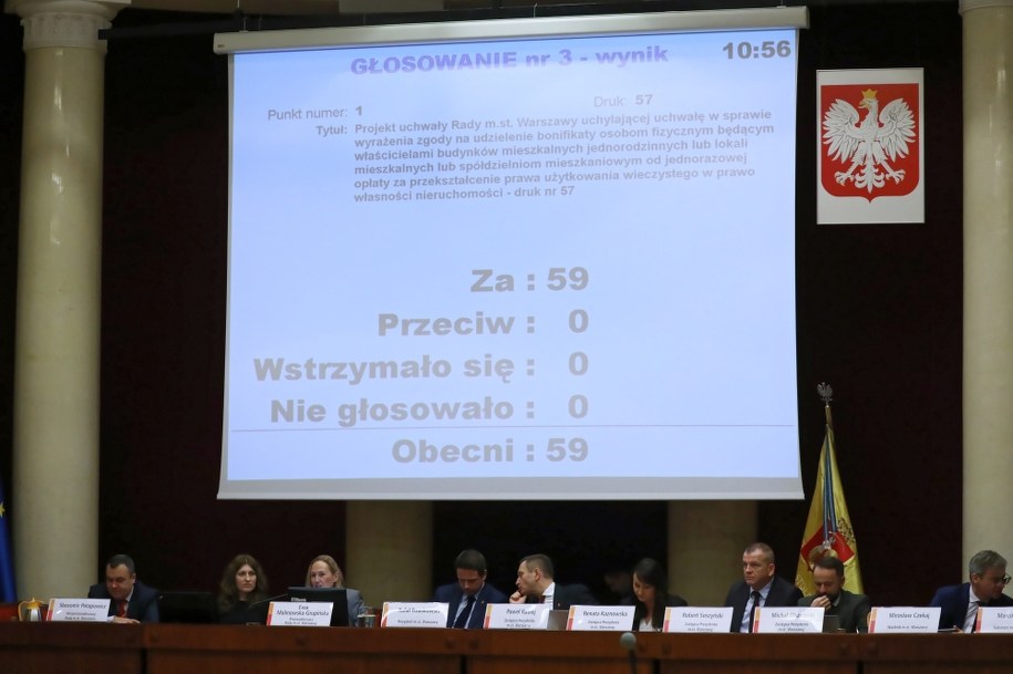 Wyniki głosowania / 	Tomasz Gzell    /PAP