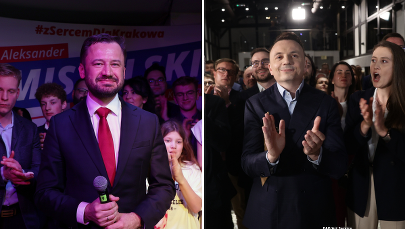 Wyniki w Krakowie: Aleksander Miszalski i Łukasz Gibała zmierzą się w drugiej turze