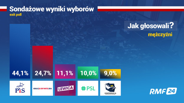 Wyniki wyborów 2019. Sondaż IPSOS /Grafika RMF FM