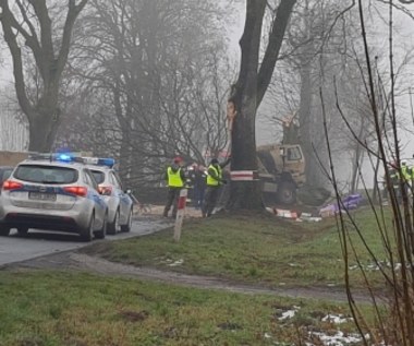 Wypadek amerykańskiej ciężarówki wojskowej. Są ranni 