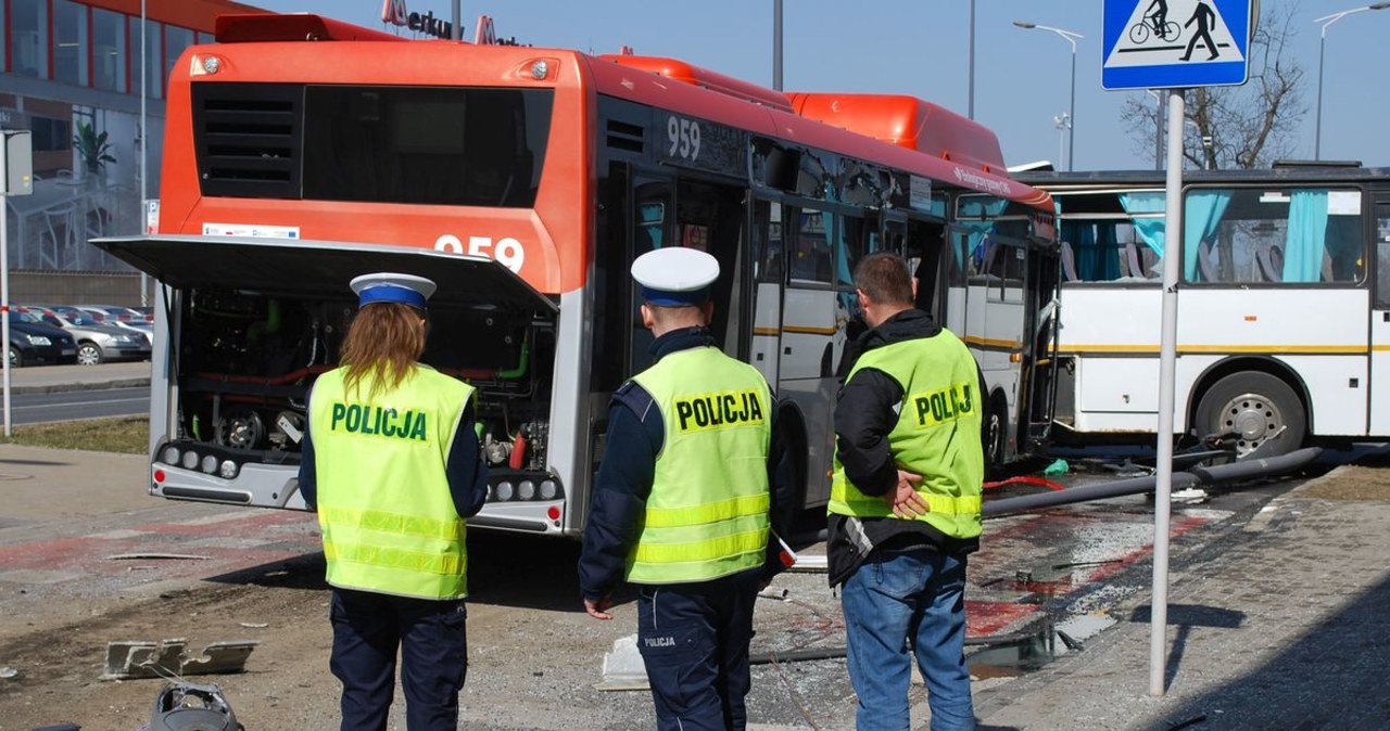 Wypadek autobusów w Rzeszowie