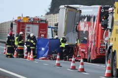 Wypadek autobusu na A2