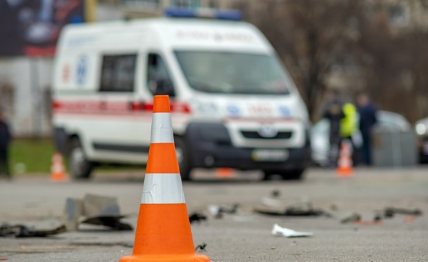 Wypadek autobusu na S7. Dwie osoby ranne