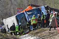 Wypadek autobusu szkolnego w Szwecji