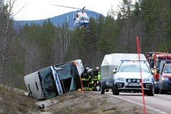 Wypadek autobusu szkolnego w Szwecji