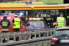 Wypadek autobusu w centrum Warszawy 