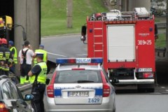 Wypadek autobusu w centrum Warszawy 