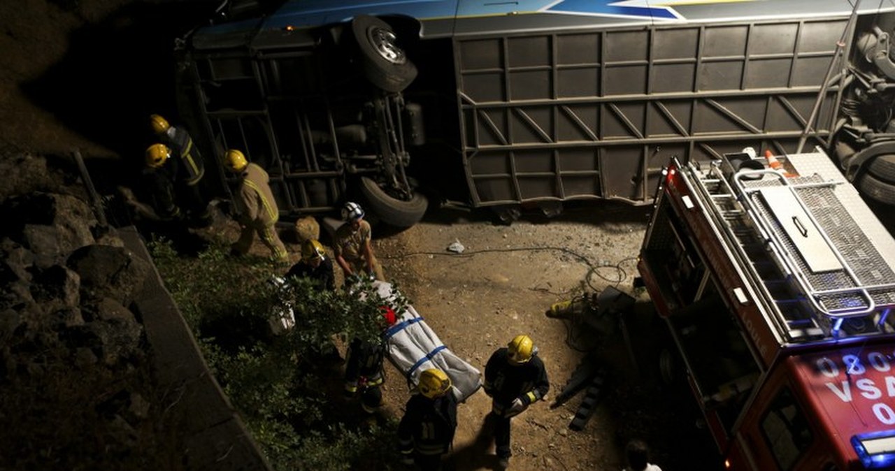 Wypadek autobusu w Portugalii