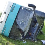Wypadek autobusu w Terespolu. Zarzuty dla kierowcy z Białorusi