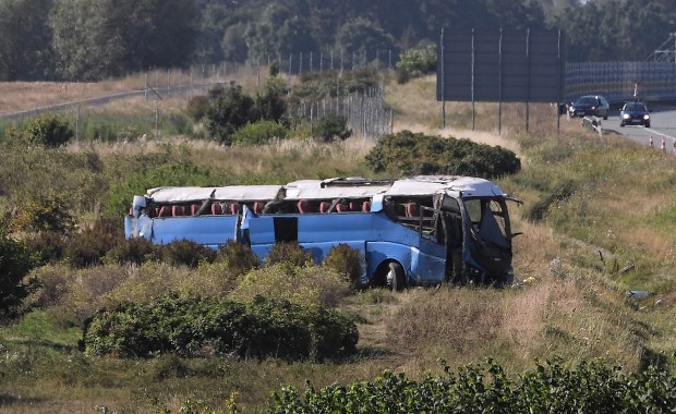 Wypadek autobusu z dziećmi na Pomorzu. Kilkanaście osób rannych