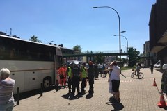 Wypadek autobusu z dziećmi w Warszawie