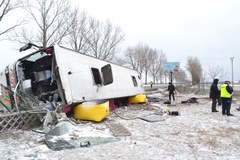 Wypadek autobusu z kibicami Lechii Gdańsk 