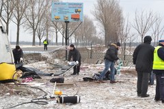 Wypadek autobusu z kibicami Lechii Gdańsk 