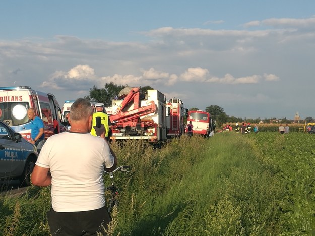 Wypadek autokaru w Smardzowie /Gorąca Linia RMF FM