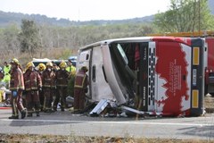 Wypadek autokaru ze studentami w Hiszpanii