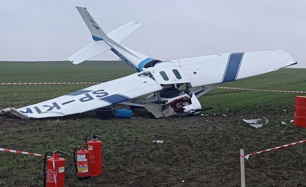 Wypadek awionetki w Kujawsko-Pomorskiem