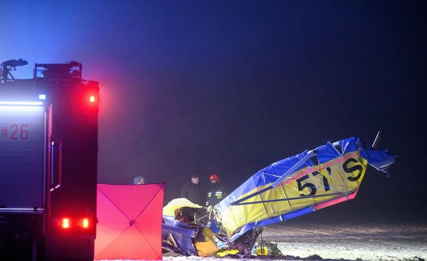 Wypadek awionetki w Szadku. Trwa ustalanie przyczyn