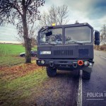 Wypadek bmw i jelcza, którym jechali żołnierze WOT