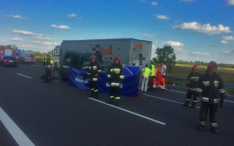 Wypadek busa na obwodnicy Lublina /RMF