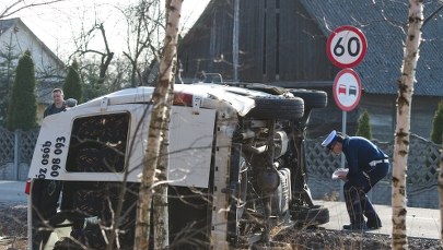 Wypadek busa w Kromolinie Starym