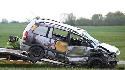 Wypadek busa we wsi Rekcin. Lądował śmigłowiec LPR 
