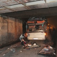 Wypadek czeskiego autobusu pod Wieliczką