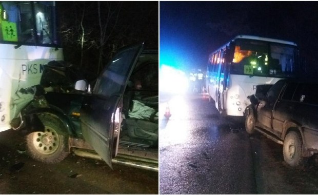 Wypadek gimbusa na Podlasiu. Wśród poszkodowanych są dzieci