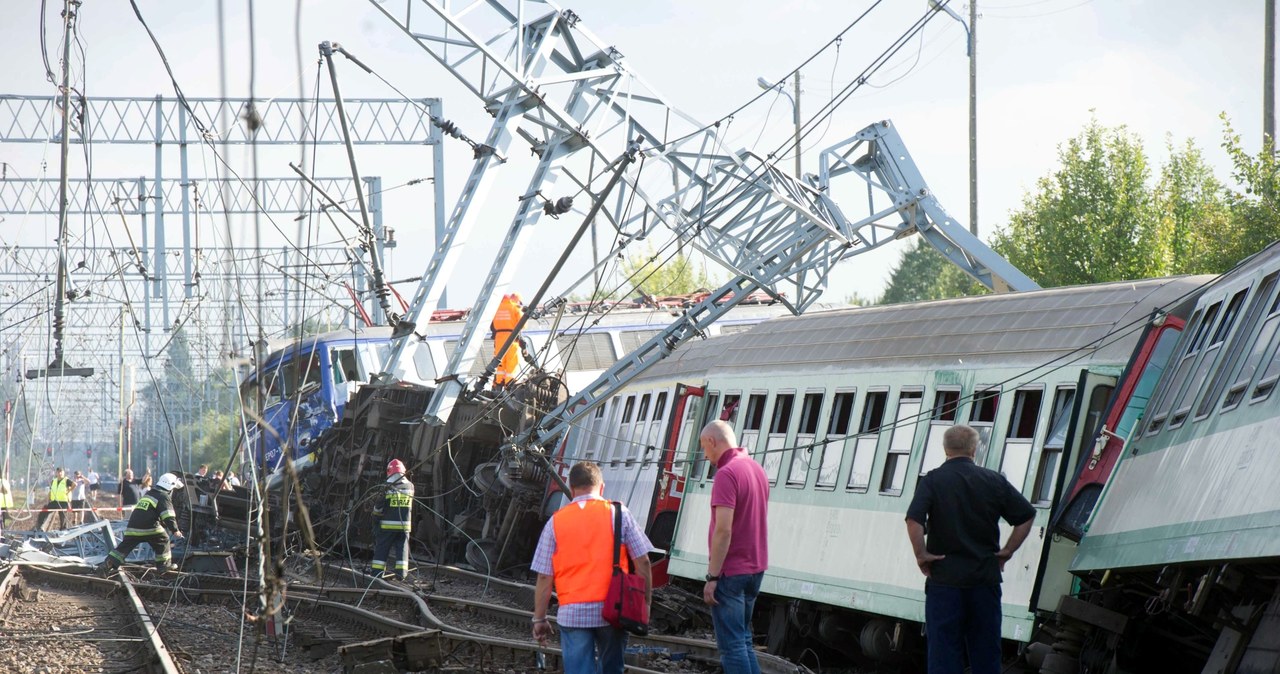 Wypadek kolejowy pod Piotrkowem