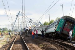 Wypadek kolejowy pod Piotrkowem