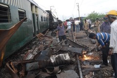 Wypadek kolejowy w Indiach