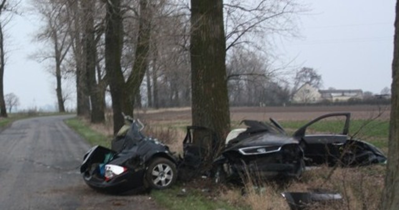 Wypadek koło Inowrocławia: Zginęły trzy osoby