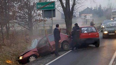 Wypadek koło Oświęcimia. 3 osoby ranne