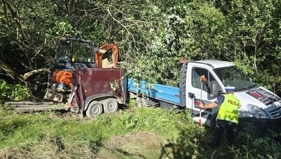 Wypadek minikoparki w Brennej. Nie żyje 31-latek