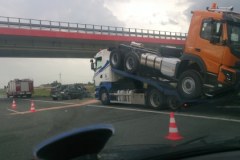 Wypadek na A1, pięć osób zostało rannych