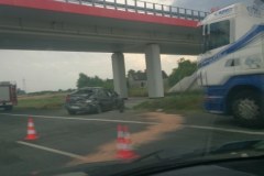 Wypadek na A1, pięć osób zostało rannych