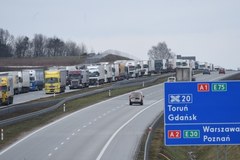 Wypadek na A1 w Natolinie