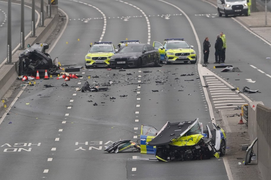 Wypadek na A1 w okolicach Newcastle /Owen Humphreys /PAP/PA