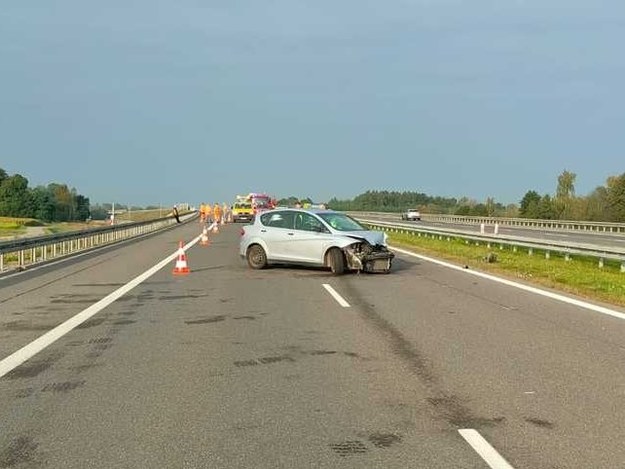 Wypadek na A4 / fot. KPP Łańcut /Policja