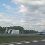 Wypadek na A4 w powiecie rzeszowskim. Jedna osoba została ranna