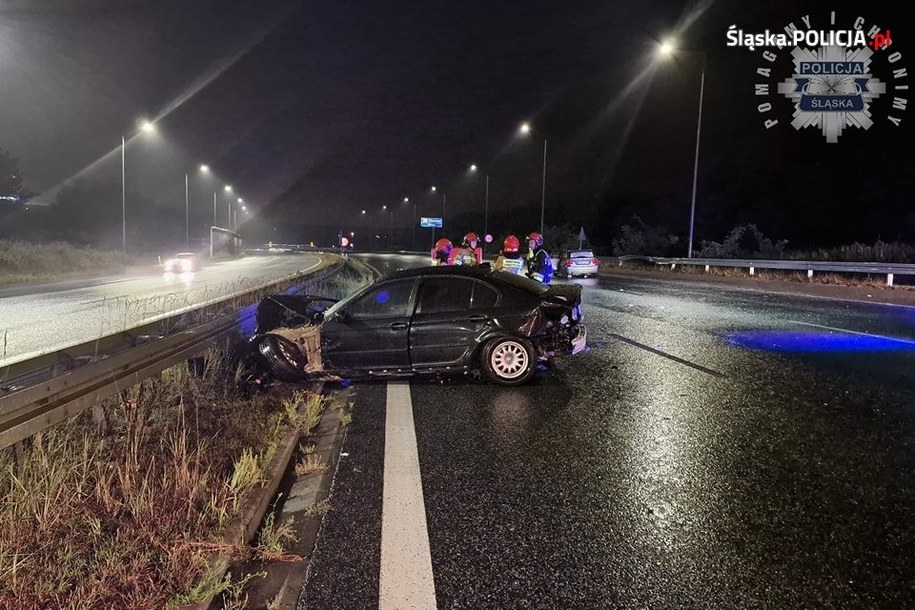 Wypadek na A4 /Policja Śląska /Policja