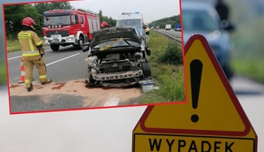 Wypadek na autostradzie A4 pod Opolem. Poważne utrudnienia w ruchu