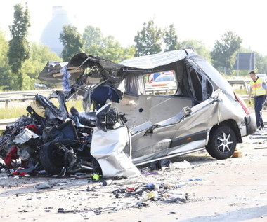 Wypadek na autostradzie A4 z udziałem polskiego autokaru
