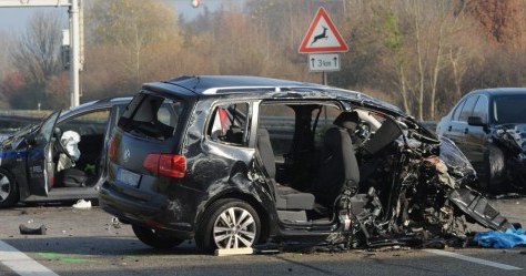 Wypadek na autostradzie A5 koło Offenburga /PAP