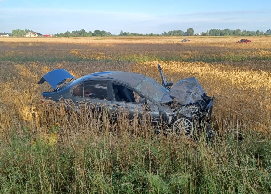 Wypadek na DK91 /GDDKiA Łódź /GDDKiA