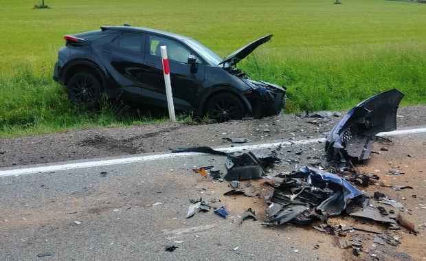 Wypadek na Kaszubach. Trzy osoby poszkodowane