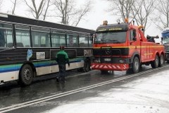 Wypadek na krajowej "pięćdziesiątce", droga zablokowana